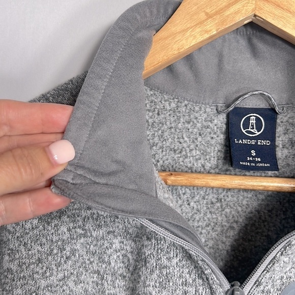 Lands' End Quarter Zip Pullover size S 34-36 - Picture 6 of 7